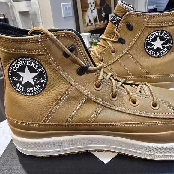 Converse Chuck Taylor All Star Equip Waterproof Hi Boots Brown A08556C Men SZ 10 - Picture 1 of 11